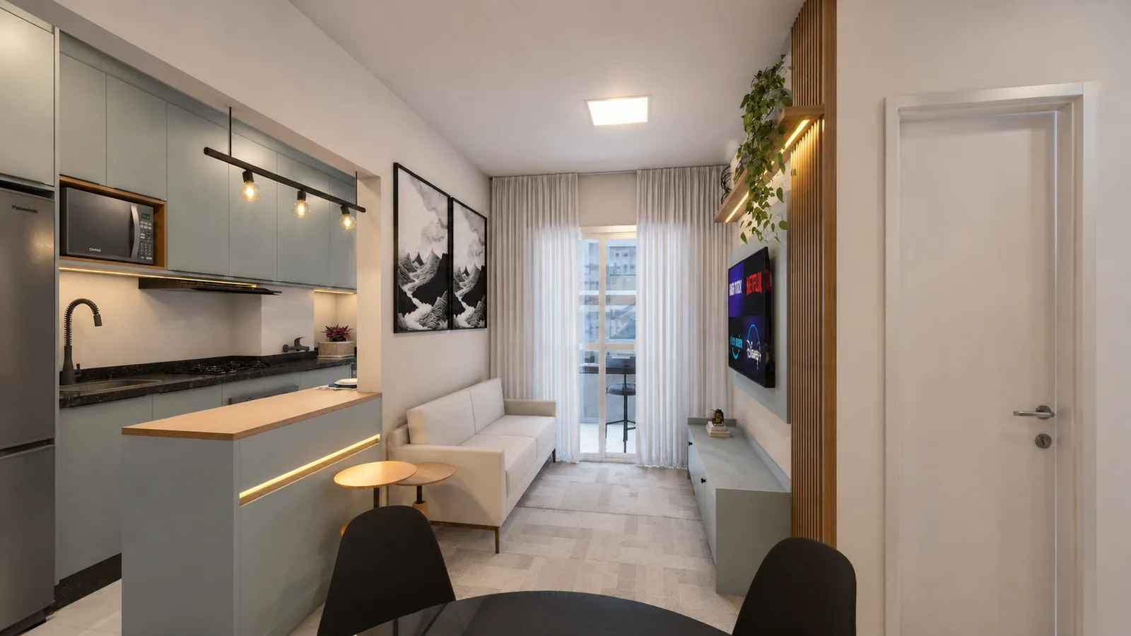 Cozinha e sala — foto 4